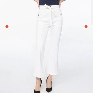 NWOT Frame LE CROP FLARE triple button jeans